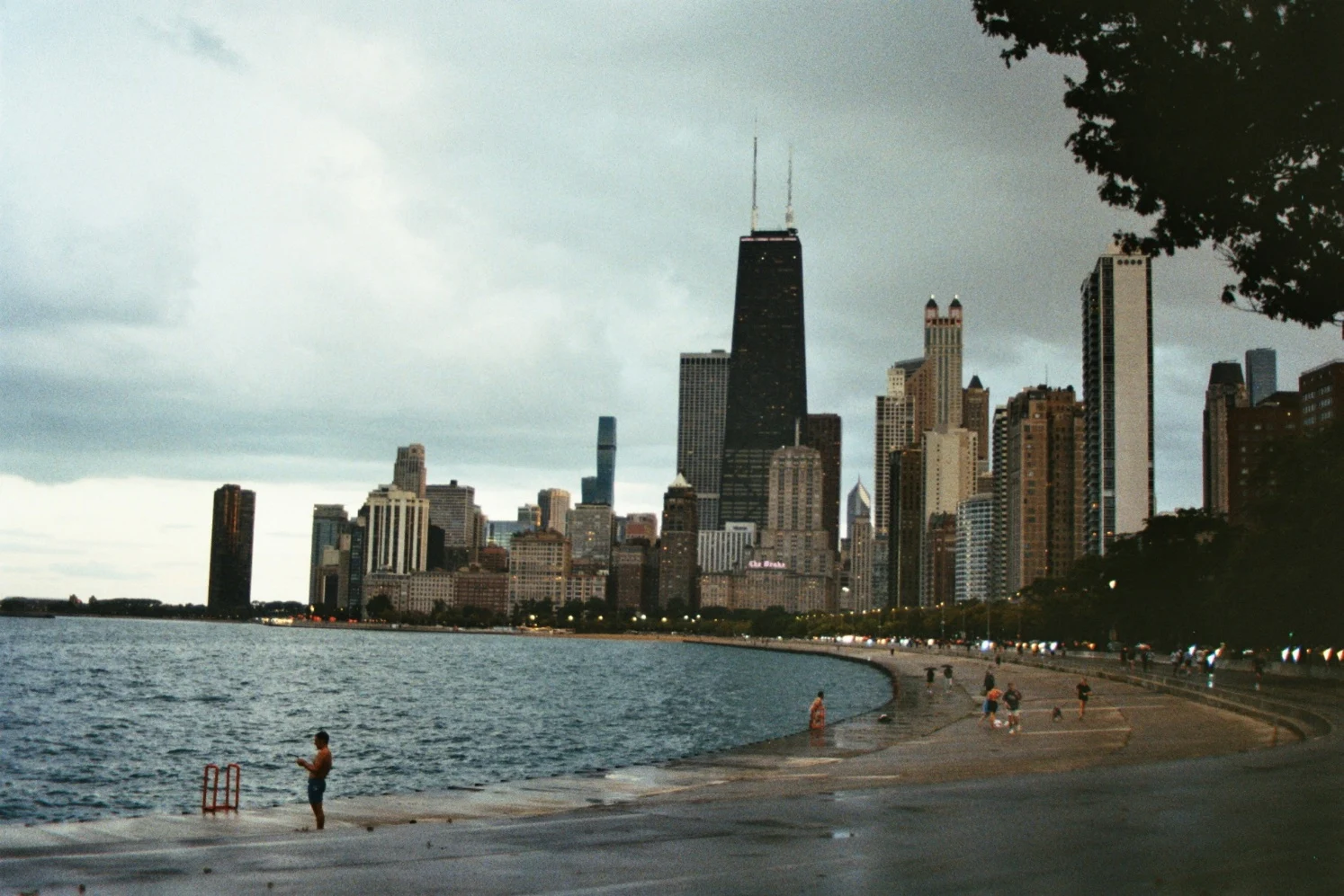 Chicago skyline seen from the lakefront